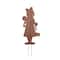 Glitzhome® 36" Metal Christmas Gingerbread Man Yard Stake